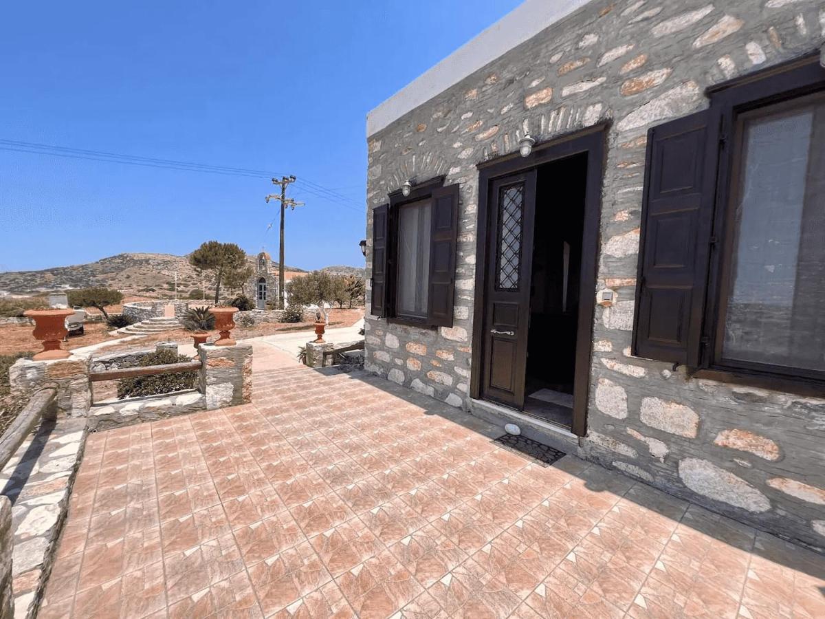 Πέτρινο Εξοχικό Σπίτι Στη Σύρο Agros  Exterior foto