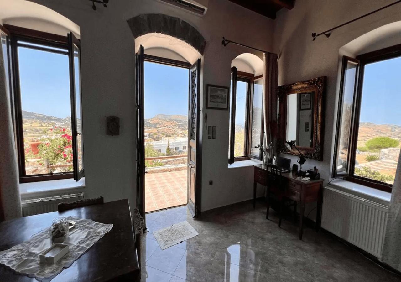 Πέτρινο Εξοχικό Σπίτι Στη Σύρο Agros  Exterior foto