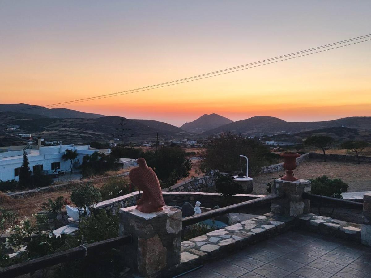 Πέτρινο Εξοχικό Σπίτι Στη Σύρο Agros  Exterior foto