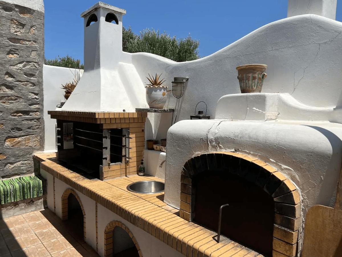 Πέτρινο Εξοχικό Σπίτι Στη Σύρο Agros  Exterior foto